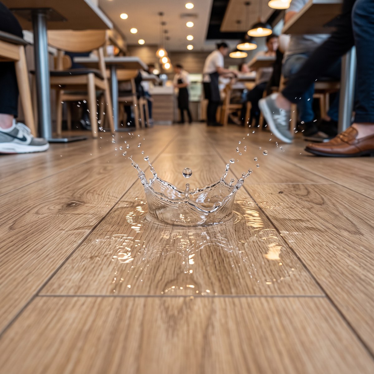 piso lvt tipo madera resistente al agua